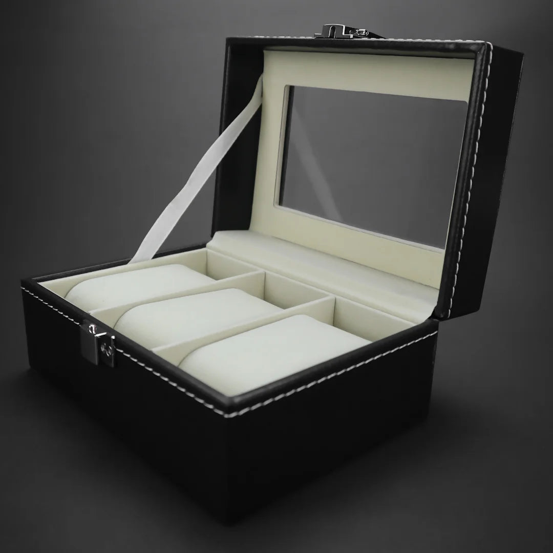 Estuche Organizador para Relojes / Pulseras 3 Slot (Espacios)