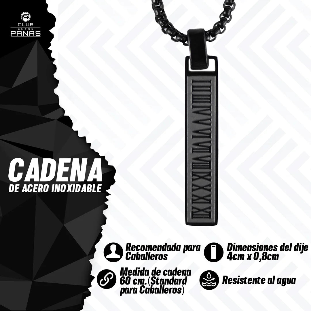 Cadena Recta Infinita Negra