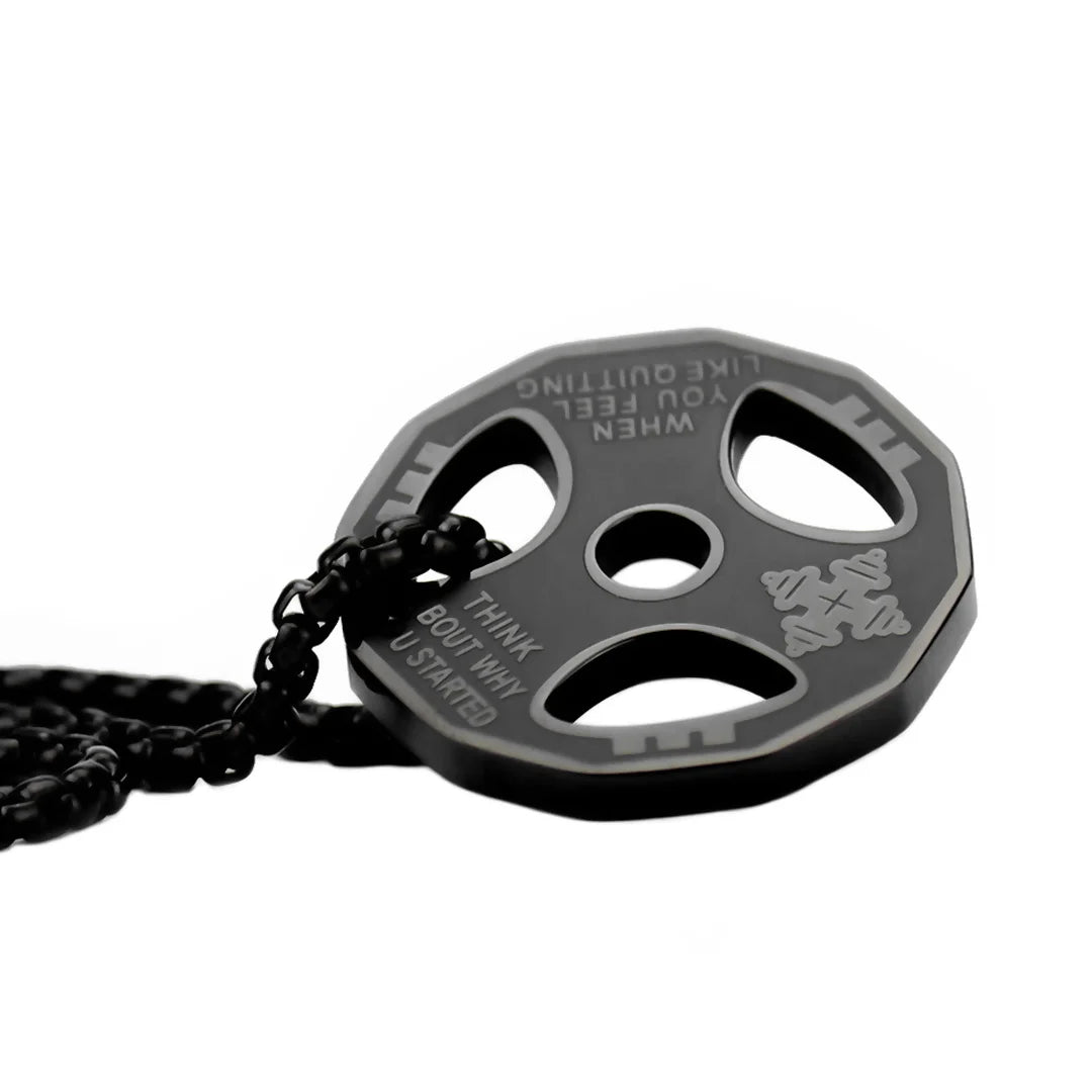 Cadena Disco Gym Negro